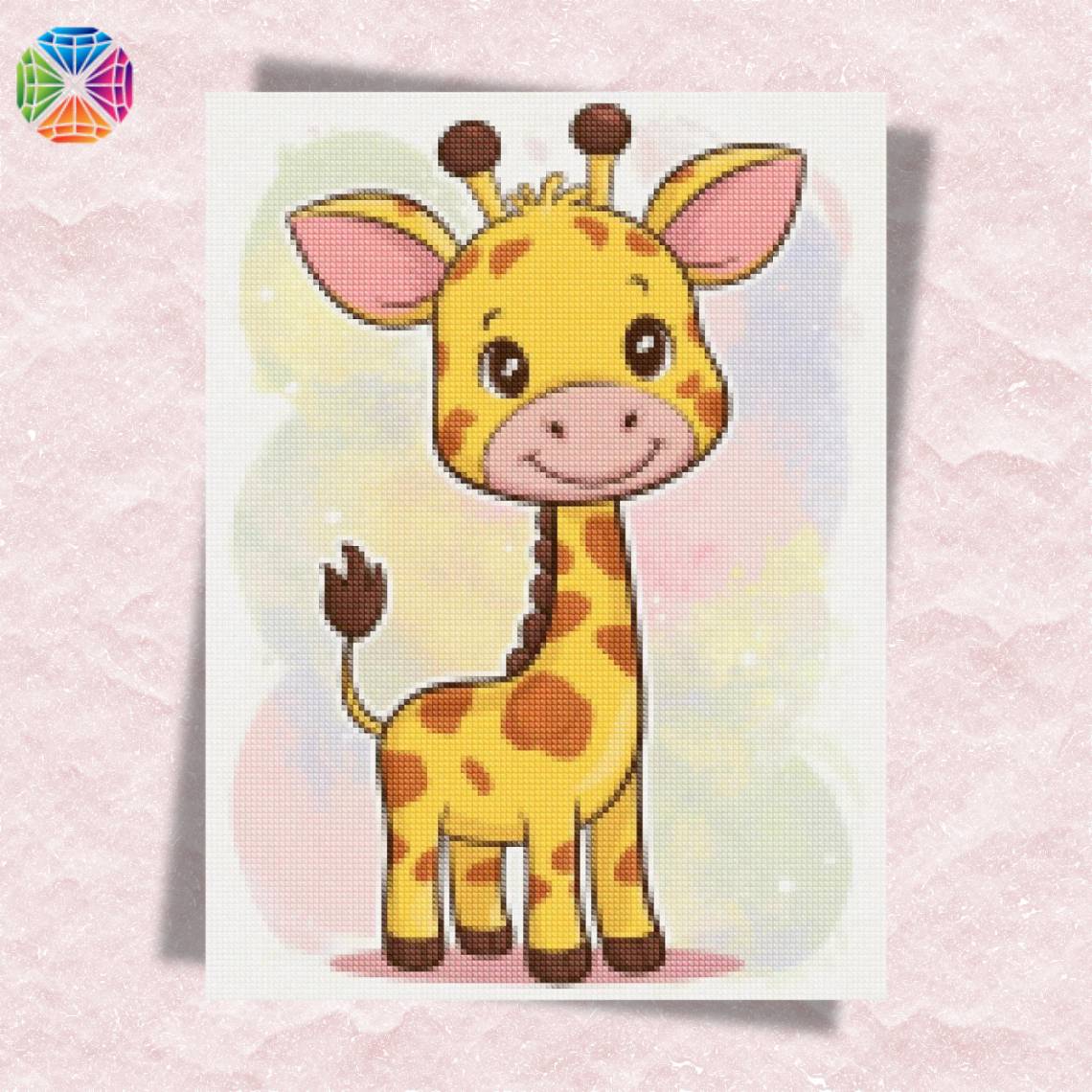 Cute Giraffe - Diamond Painting for Kids