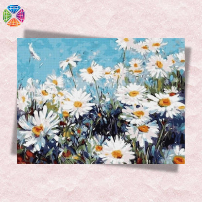 Daisy Flower - Diamond Painting