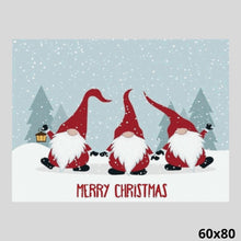 Load image into Gallery viewer, Dancing Christmas Dwarves 60x80 - Diamond Art World
