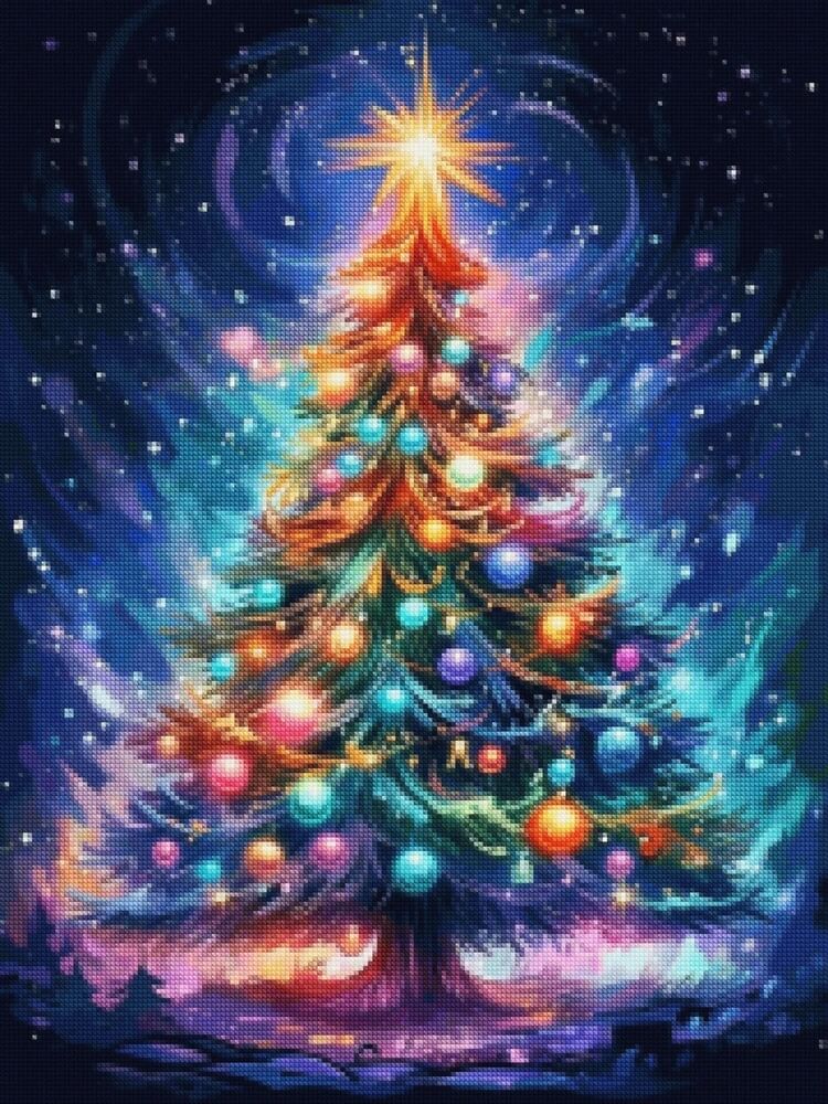 Dazzling Christmas Dream - AB Diamond Art