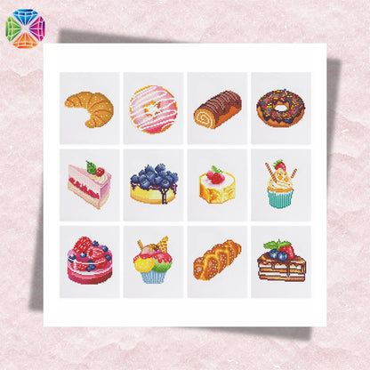 Delicacy - Mini Diamond Painting 12 pcs