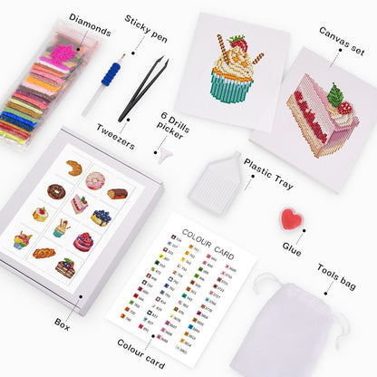 Delicacy - Mini Diamond Painting Package