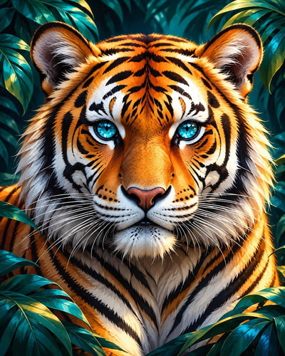 Diamond Eyed Tiger - Diamond Painting