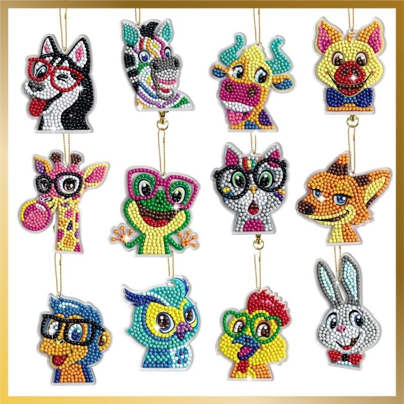 Diamond Art Keychains Animals