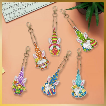 Diamond Art Keychains Easter Gnomes - Main image