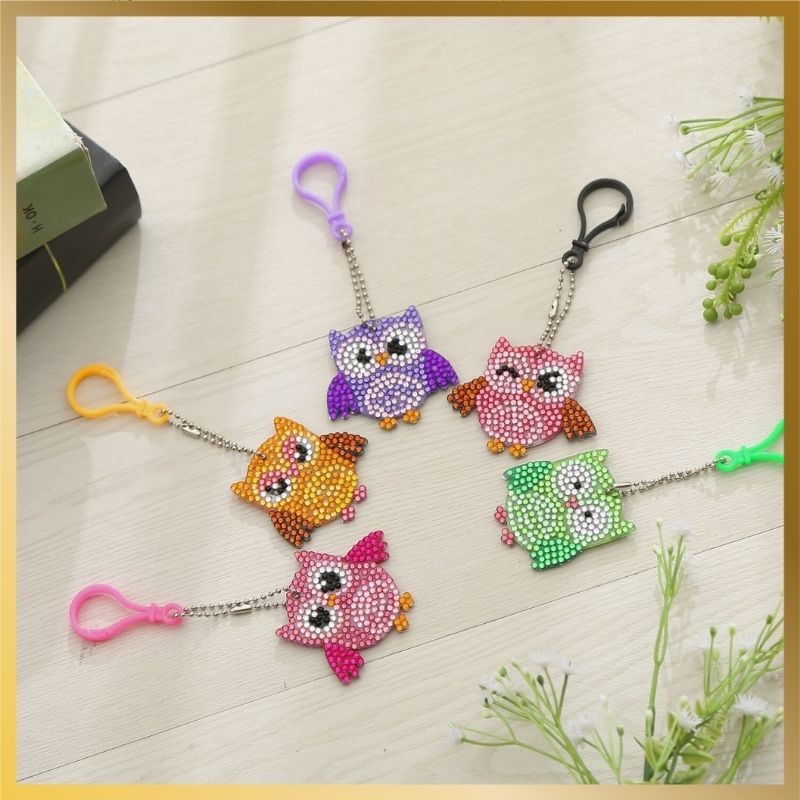 Diamond Art Keychains Owls - Main image