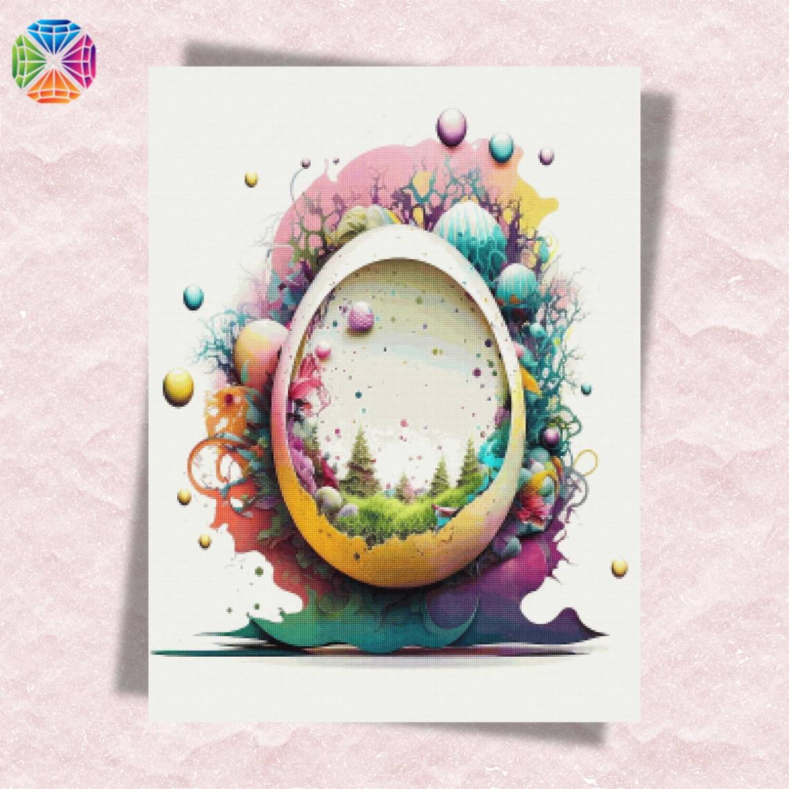 Easter Egg World Fantasy - Diamond Painting