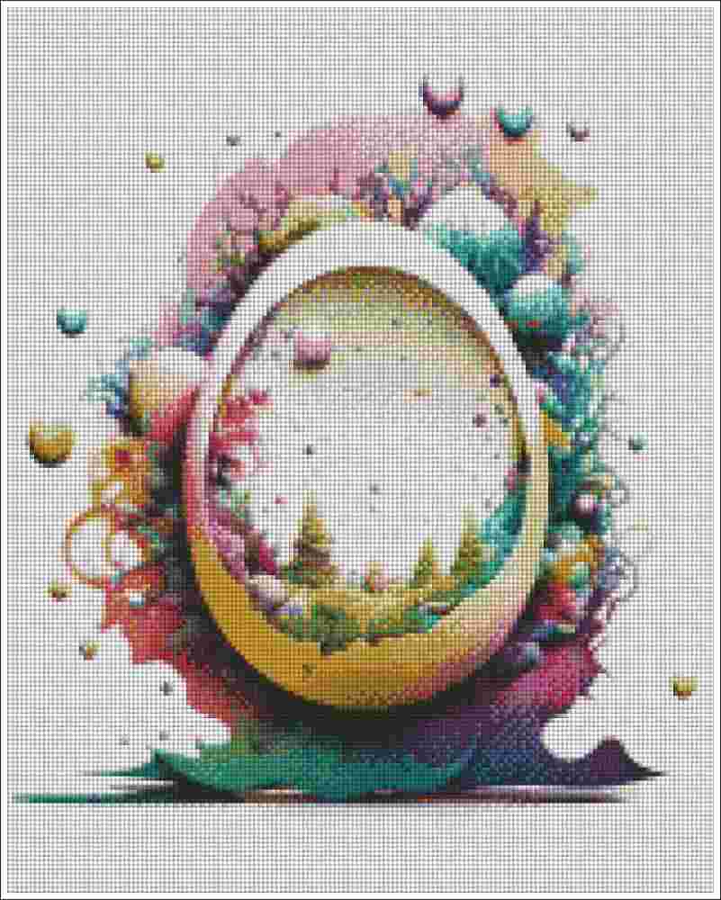 Easter Egg World Fantasy - Diamond Art