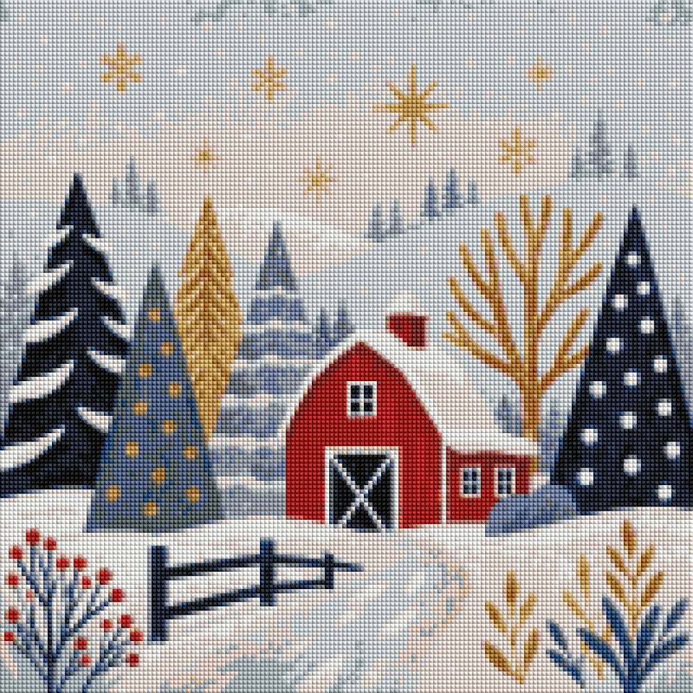 Easy Painting Winter Time Diamond Art