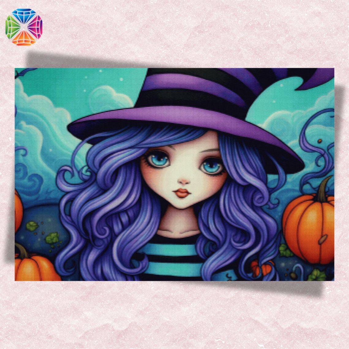 Enchanted Autumn Witch - Diamond Painting