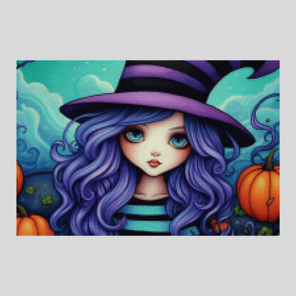 Enchanted Autumn Witch - Diamond Painting
