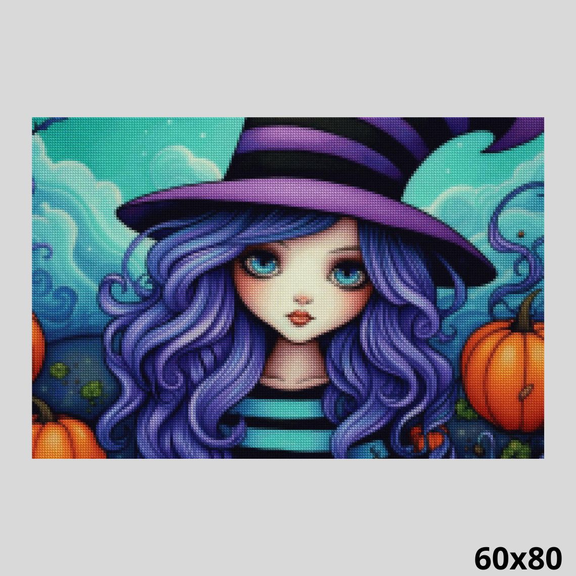 Enchanted Autumn Witch 60x80 - Diamond Painting
