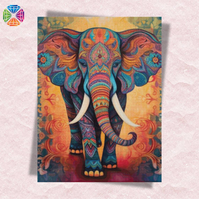 Ethnic Art Elephant - Diamond Painting