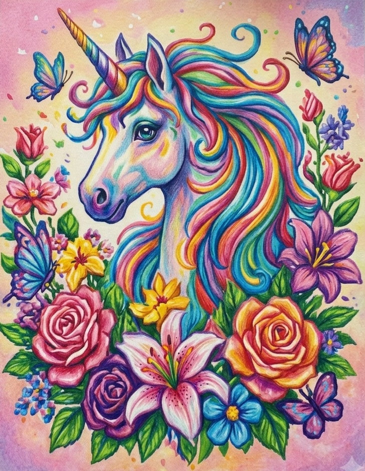 Fantasy Unicorn - Diamond Painting