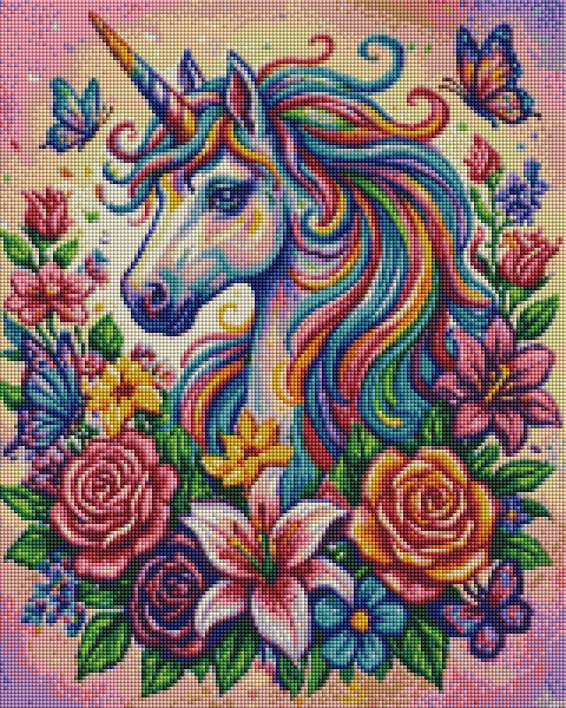 Fantasy Unicorn - Diamond Art