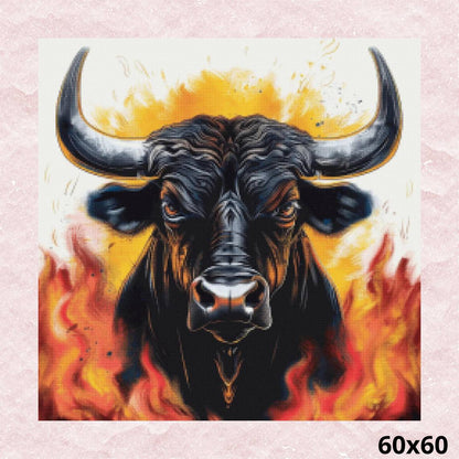 Fierce Bull 60x60 - Diamond Painting