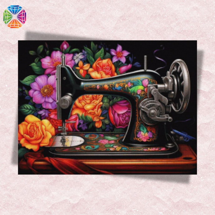 Floral Stich Time - Diamond Painting