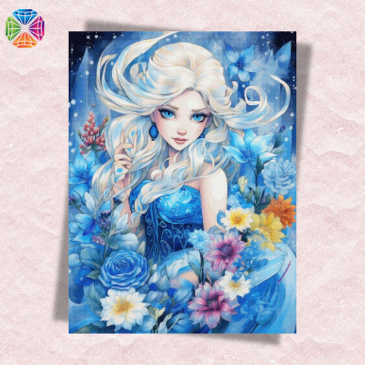 Floral Winter Queen - Diamond Painting