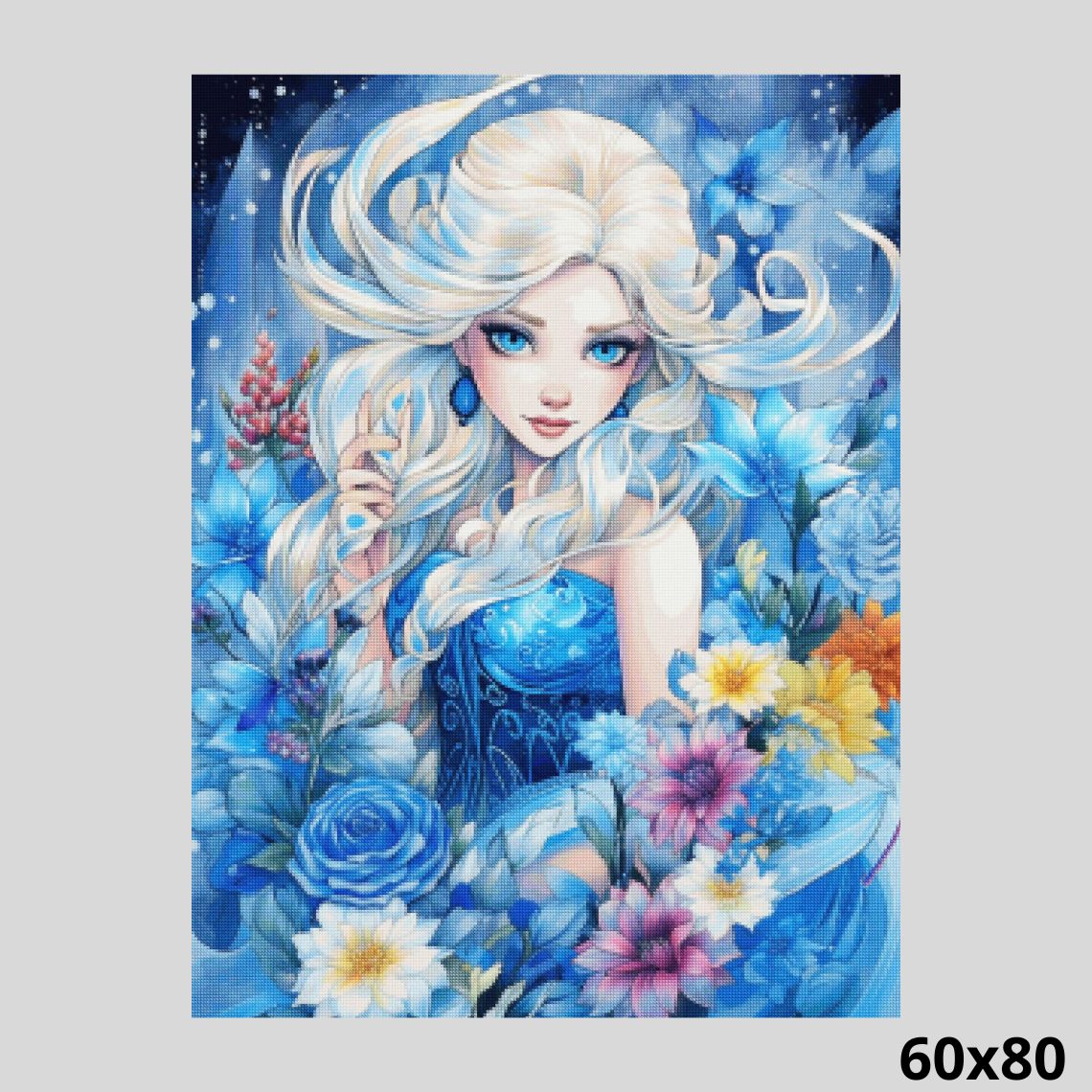 Floral Winter Queen 60x80 - Diamond Painting