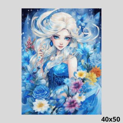 Floral Winter Queen 40x50 - Diamond Painting