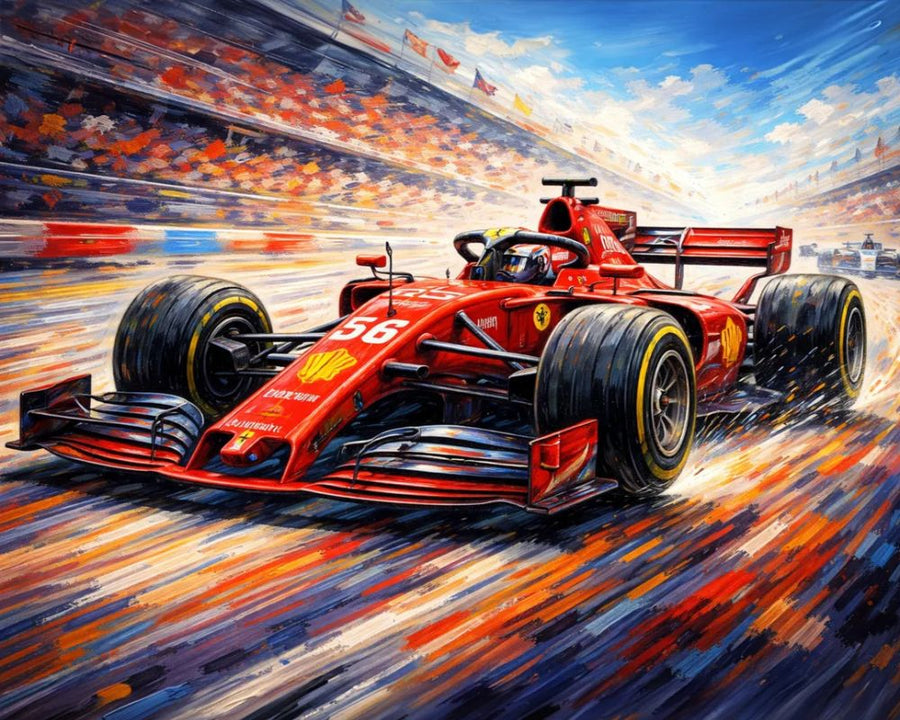 Formula 1 Race – Diamond Painting