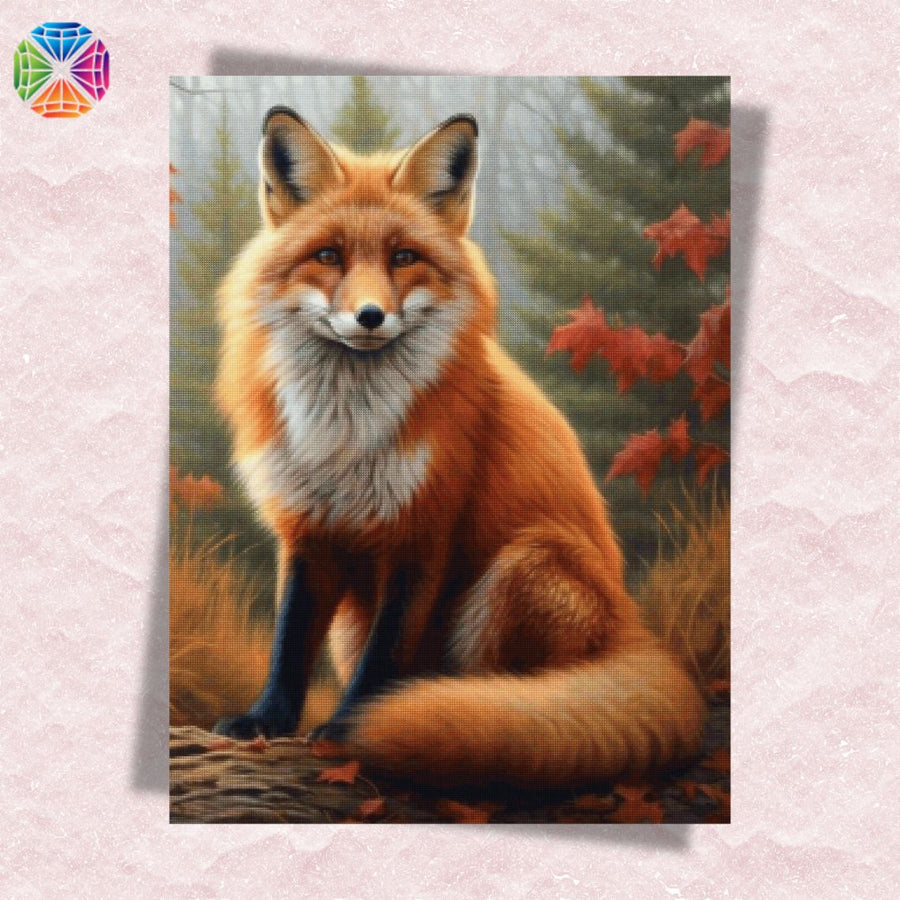 Fox on Meadow – Diamond Painting