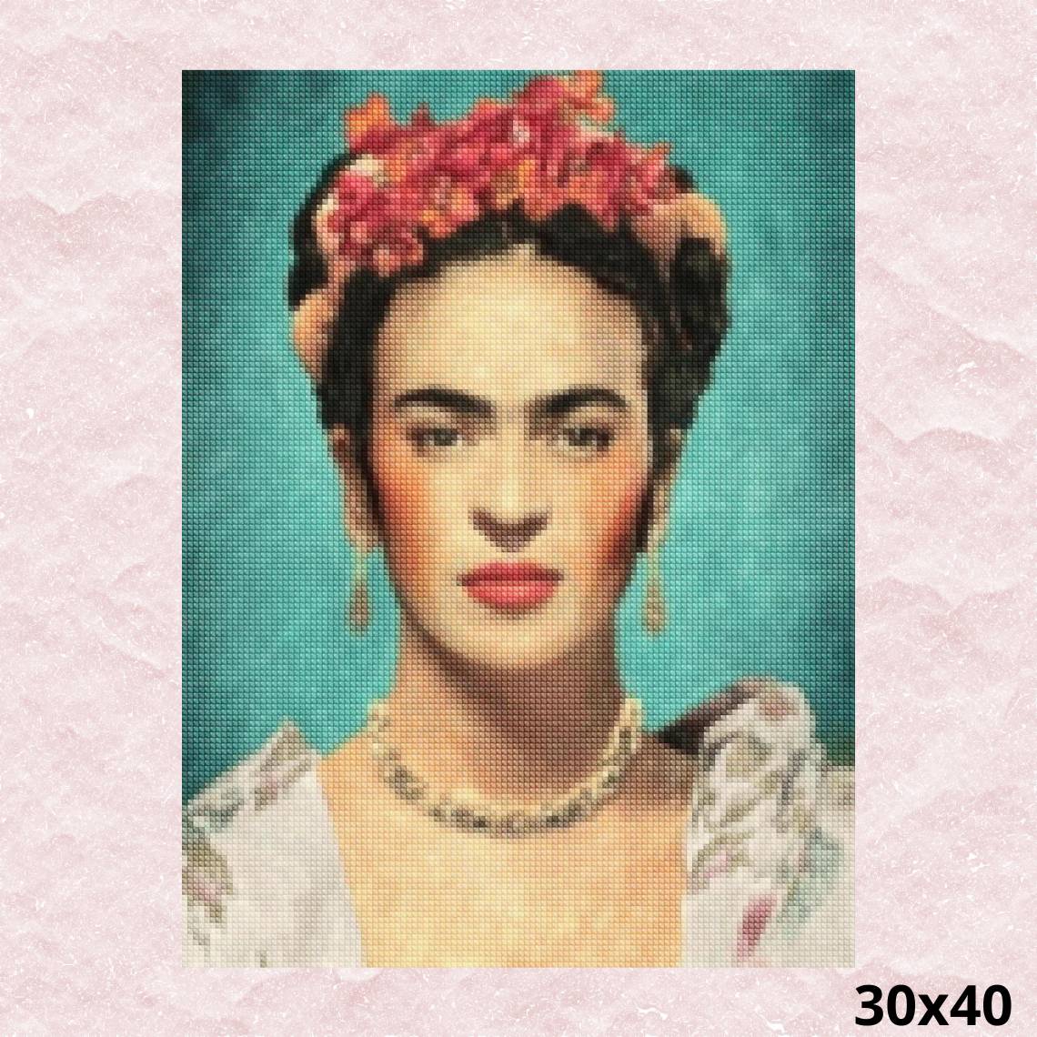 Frida Kahlo Self Portrait 30x40 - Diamond Painting