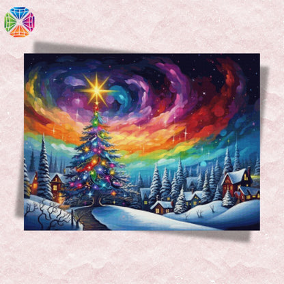 Galactic Christmas Glow - Diamond Painting