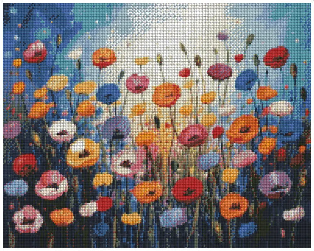 Garden of Poppies - Diamond Painting