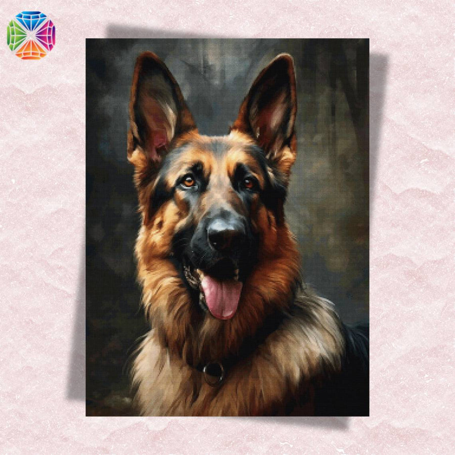 German Shepherd Diamond Painting – Diamond Painting