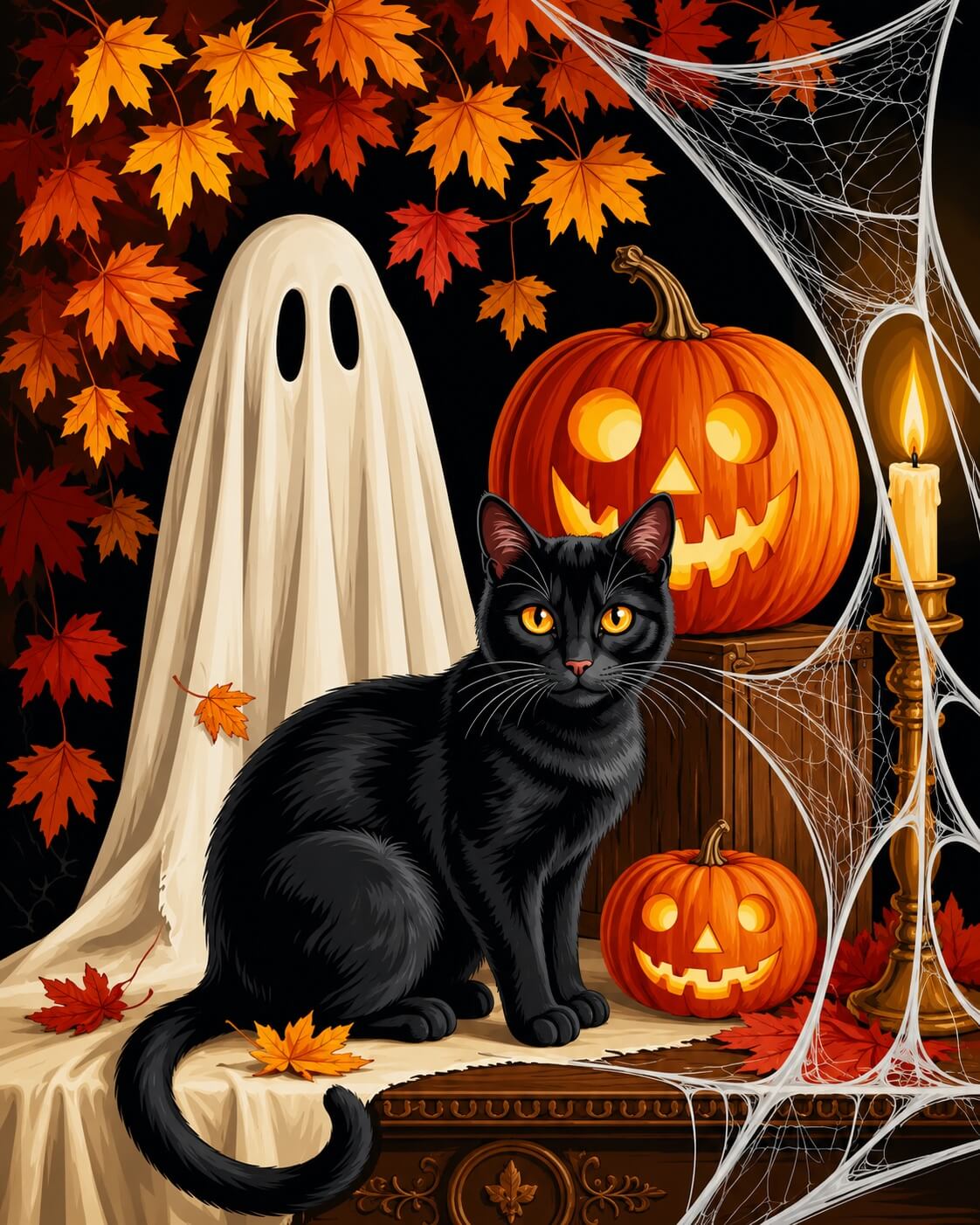 Ghostly Companions - Diamond Painting