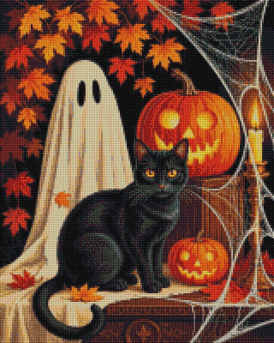 Ghostly Companions - Diamond art