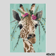 Load image into Gallery viewer, Giraffe Crowned with Flowers
