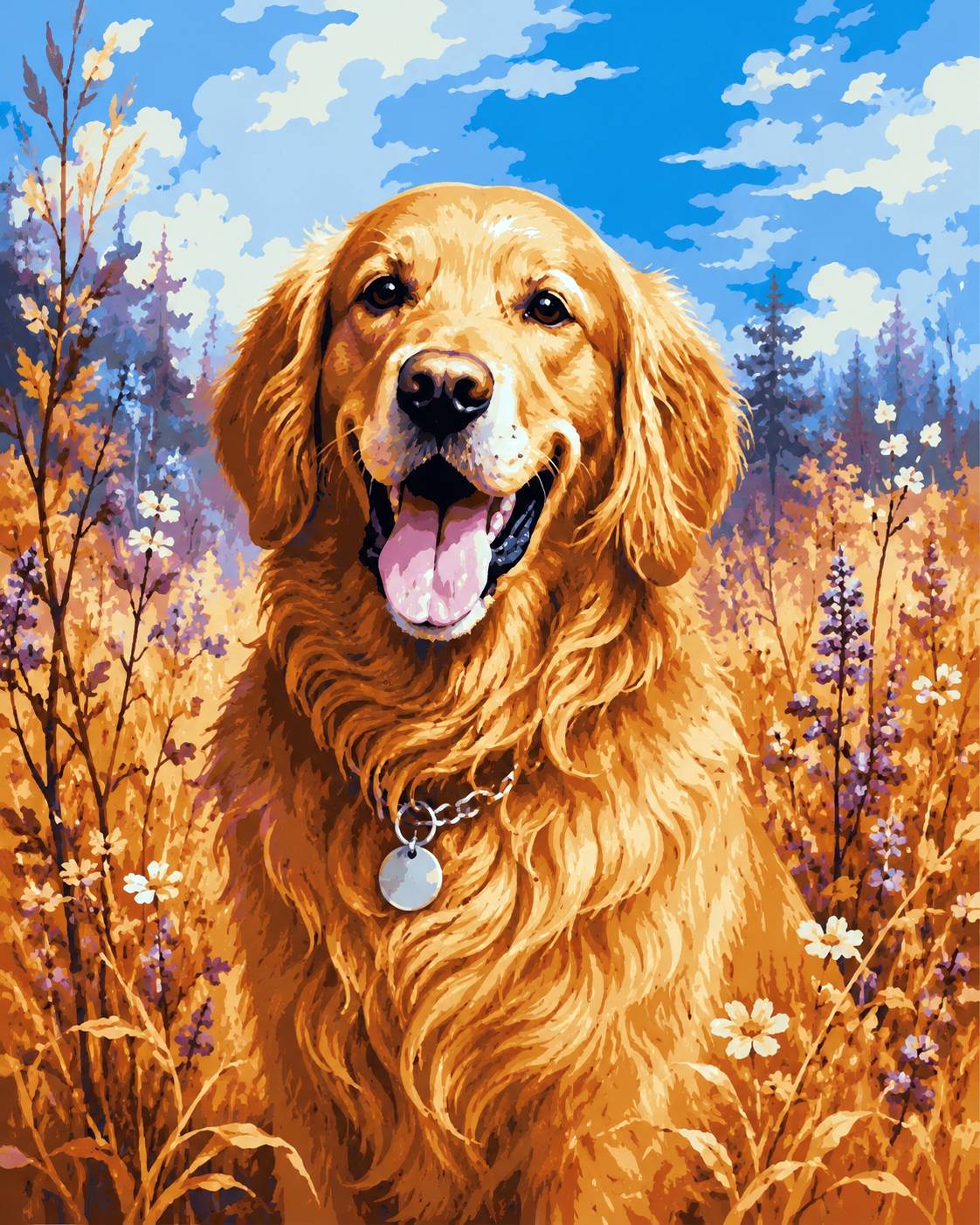 Golden Retriever - Diamond Painting