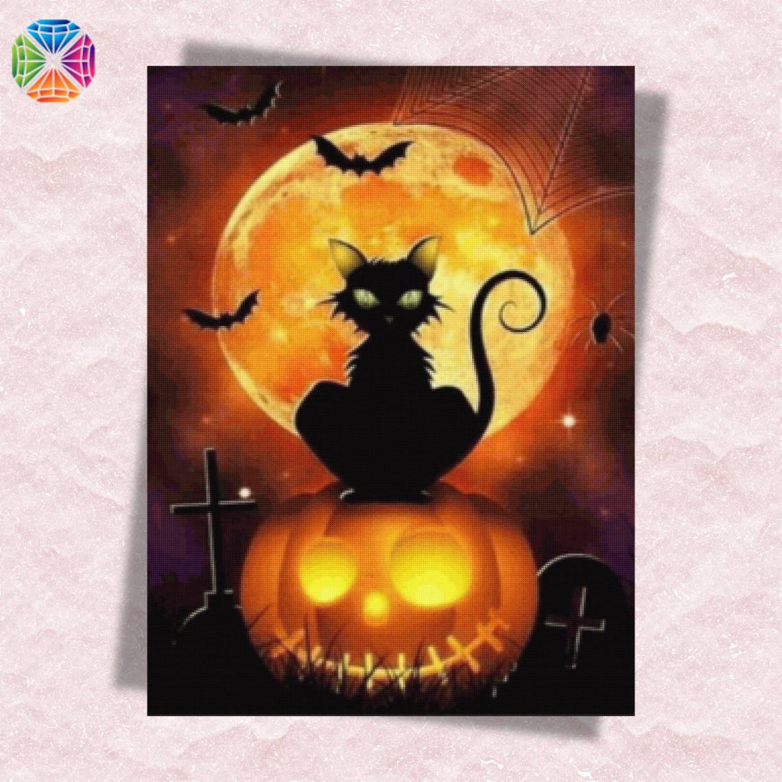 Halloween Black Cat - Diamond Painting
