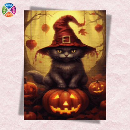 Halloween Cat - Diamond Painting