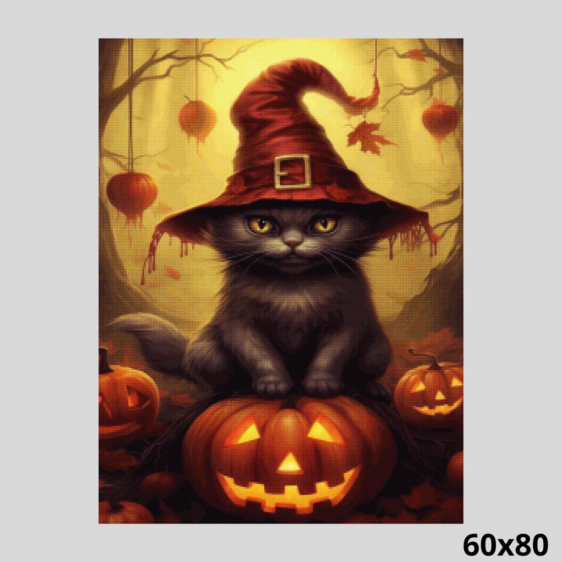 Halloween Cat 60x80 - Diamond Painting