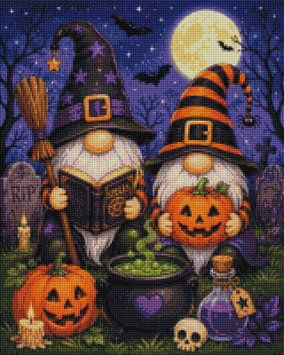 Halloween Gnomes - Diamond Art