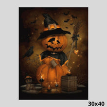 Load image into Gallery viewer, Halloween Pumpkin Scarecrow 30x40 - Diamond Painting
