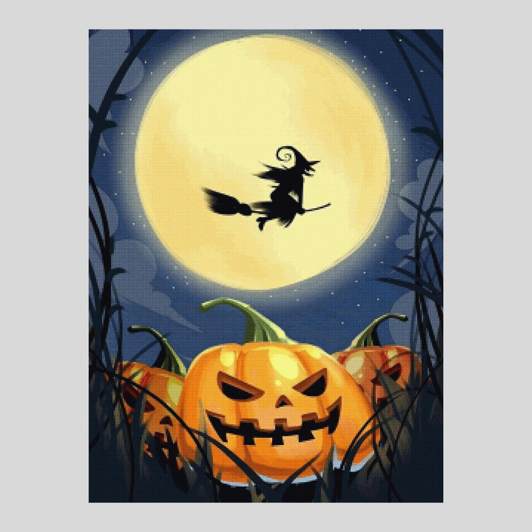 Halloween Witch Flight - Diamond Art World