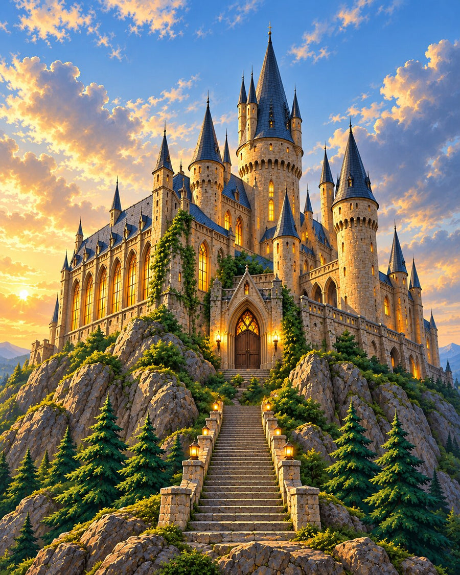 Hogwarts Castle – Diamond Painting