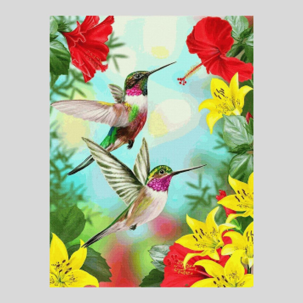 Hummingbirds - Diamond Painting