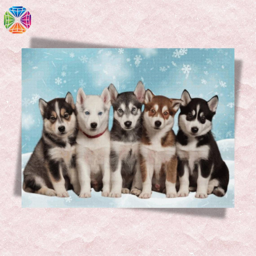 Husky Pack – Diamond Painting
