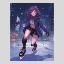 Load image into Gallery viewer, Ice Skating in the Night Diamond Painting
