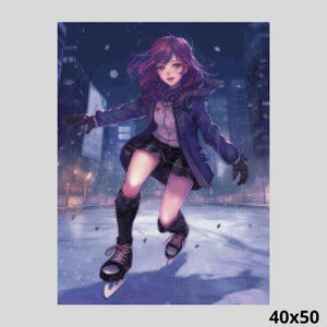Ice Skating in the Night 40x50 Diamond Painting