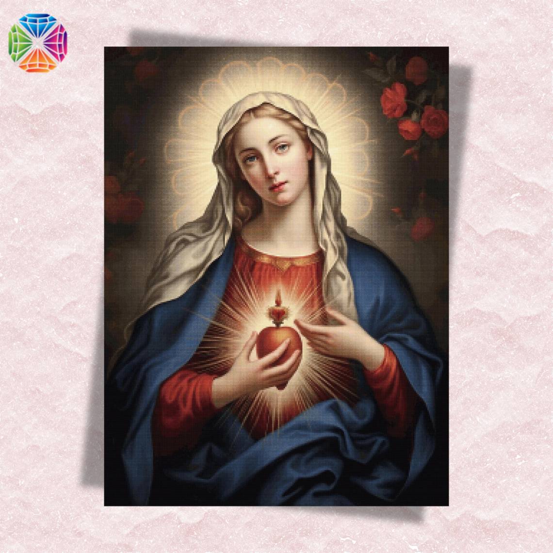 Immaculate Heart of Virgin Mary - Diamond Painting