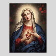 Load image into Gallery viewer, Immaculate Heart of Virgin Mary Diamond Painting
