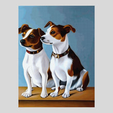 Load image into Gallery viewer, Jack Russell Twins Diamond Art World
