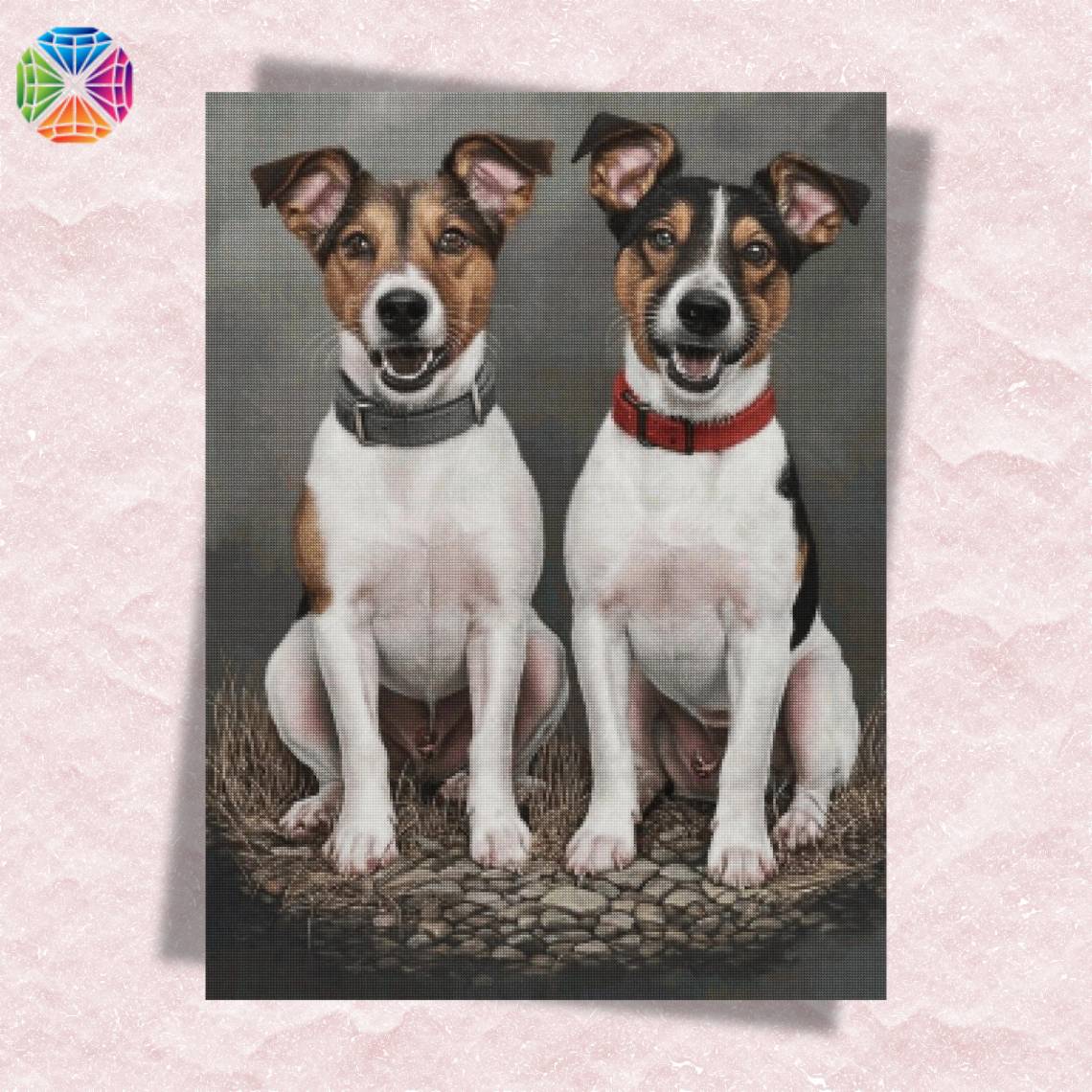 Jack Russell Twins - Diamond Painting