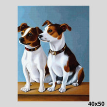 Load image into Gallery viewer, Jack Russell Twins 40x50 Diamond Art World
